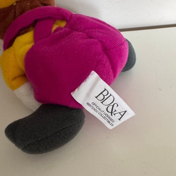 Wario Nintendo 64 Collectible Vintage 1997 Bean Bag Plush Official BD&A - Picture 4 of 6